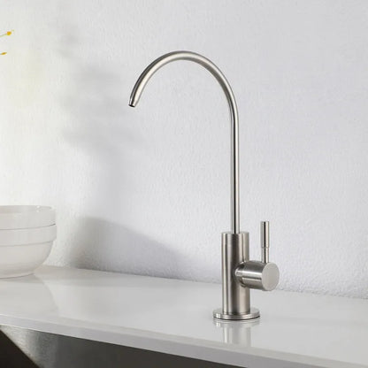 High Quality 304 Stainless Steel Lead-Free RO Water Faucet Reverse Osmosis Filter Brushed Kitchen Sink Purifier Modern Design