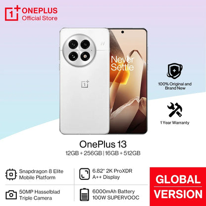 Smart Phone for OnePlus 13 Global Version AI Smartphone Snapdragon 8 Elite 6000mAh Battery 50W AIRVOOC Wireless Charge NFC