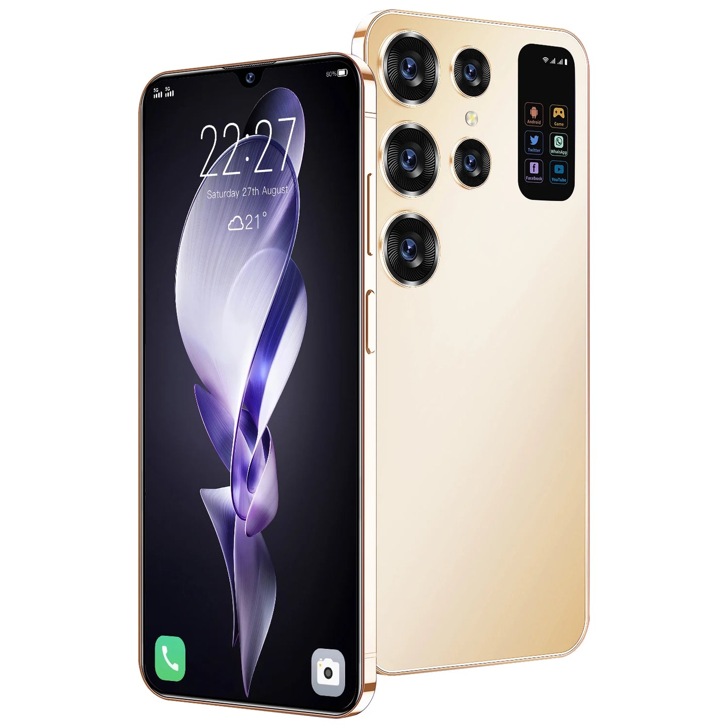 Original S26 Ultra Smartphones 16GB+1TB 5G Dual SIM Mobile Phone HD Screen French Operating Language Gaming Global LTE CDMA Used