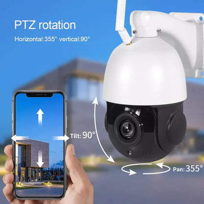 36X Zoom Wifi Camera 5MP Outdoor High-Speed Dome Security Wireless P2P IP CCTV PTZ Camera Waterproof