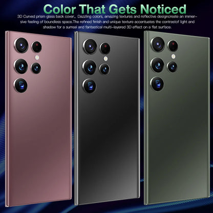 2023 Style Grids China Wholesale Personalizeds23 ultra 6.8inch Dual Sim Card Smartphone 5g Oem Mobile Phone Mobile Phone Galaxie