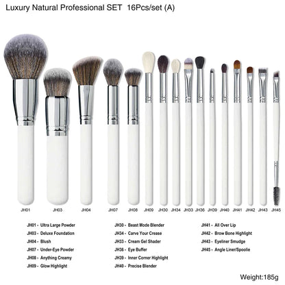 New Product Brown Makeup Brush Set Custom logo Abs Professional Makeup Brush Set Makeup Brush Set with Cylinder case