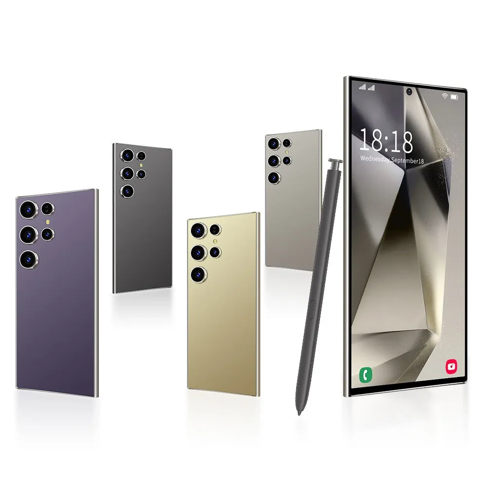 Highly Recommend 16+1TB Galax S24 Ultra Smart Phone 7.3inch Telephone Unlock S-Pen 4G WIFI Android S23 S24 Mobile Phones