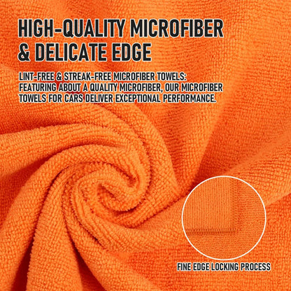 16in*16in Wholesale Microfiber Cleaning Cloth, Ultra-Thick Cleaning Rags, Lint Free & Streak Free Cleaning Towels