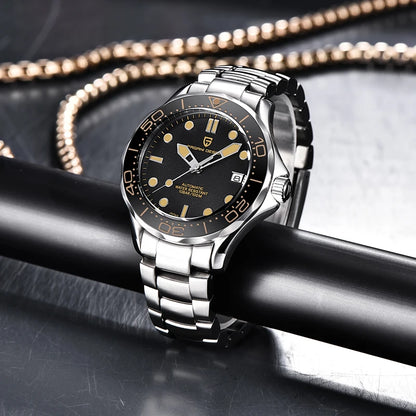 Pagani Design 2025 Automatic Watches for men mechanical wristwatch men Top Brand Luxury men watch 100m waterproof NH35 steel 007