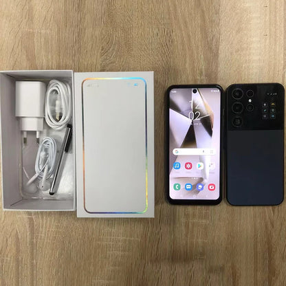 Smartphone Android 15 S25 Ultra de alta qualidade, ecrã de 7,3 polegadas, 22 GB + 1 TB, 5G, desbloqueado, dual SIM, câmara traseira de 108 MP, grande sucesso de vendas, venda por grosso global.