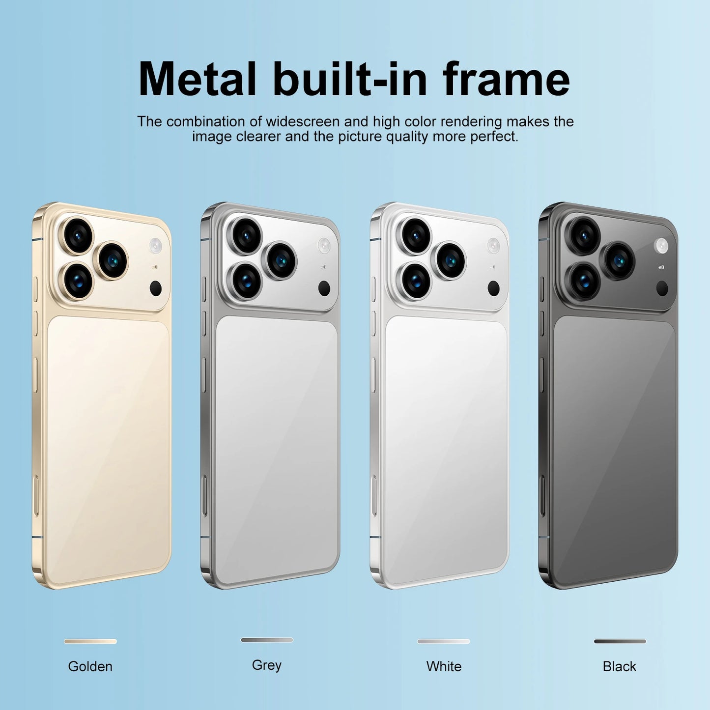 2025 New Arrival Original I17 17 Pro Max 5G Smartphone 144Hz 7.3 Display 108MP Rear Camera 16GB+1TB Storage Deca Core MTK