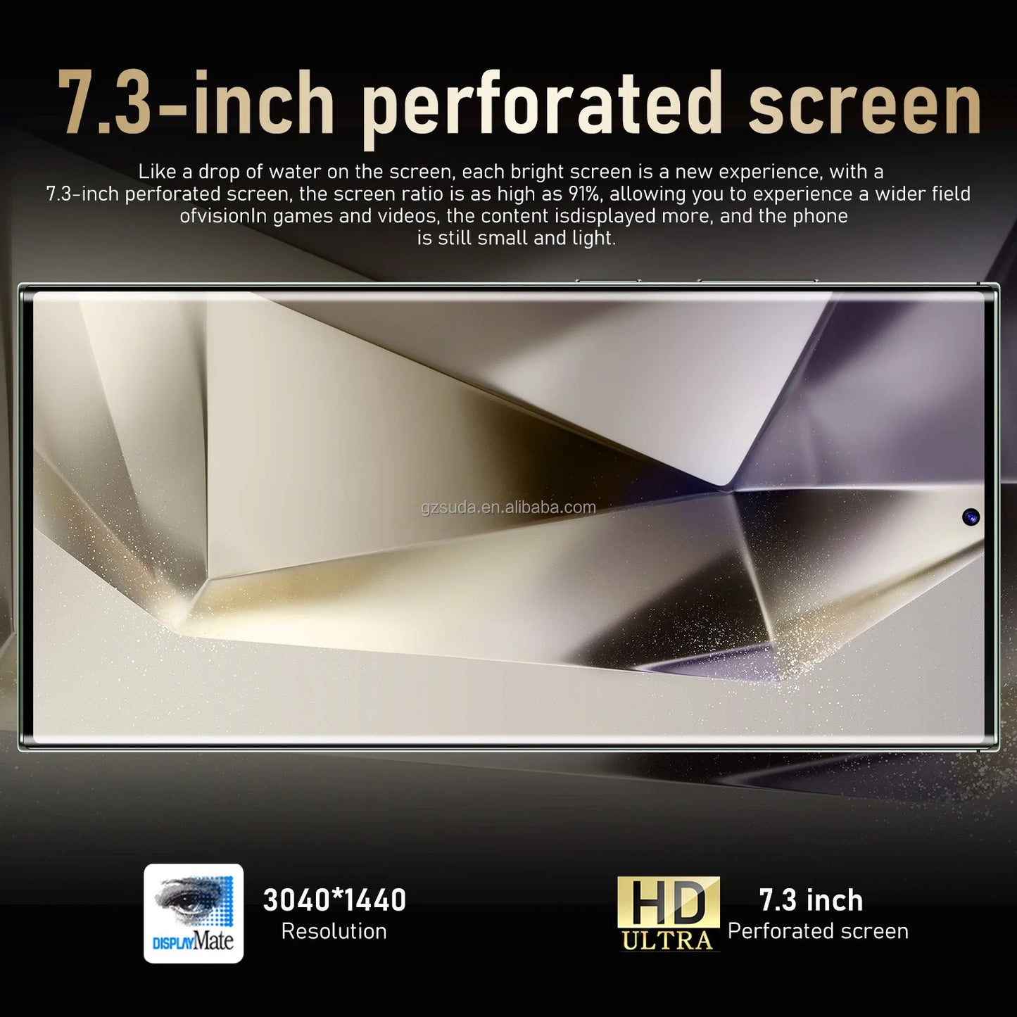 Fast Delivery Note 30 Ultra Smartphone 7.3 Inch AMOLED Screen Telephone Smartphone 5G Cellphone Large Screen HD Camera