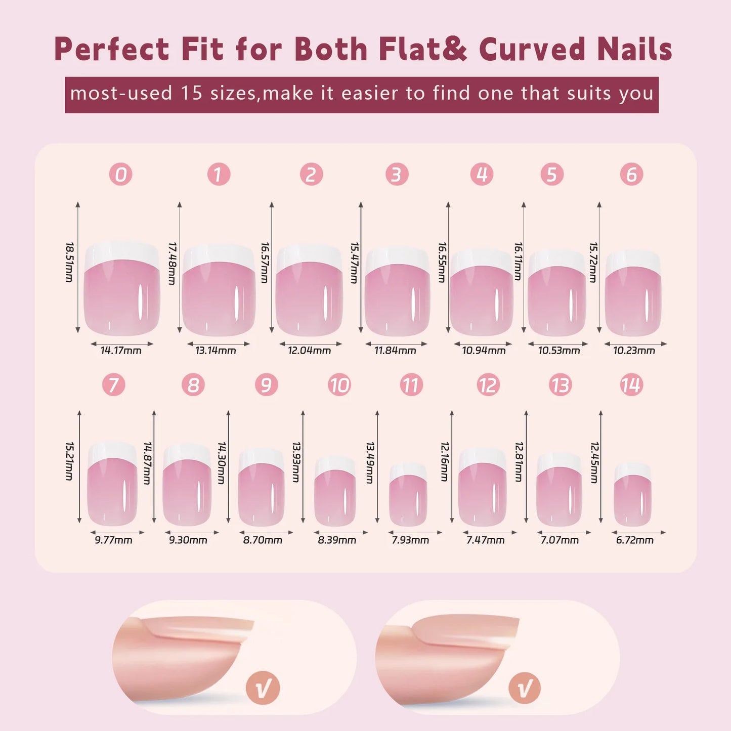 Nail Art Artificial 150 Pcs New Hot Selling Nail Art Products French Press on Nail Tips