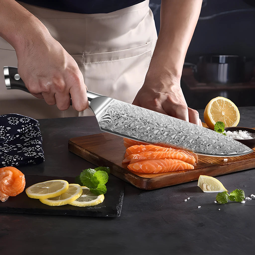Custom Japanese Chef's Knife Stainless Steel Sashimi Slicing Slicer Multi-Purpose Kitchen Knives