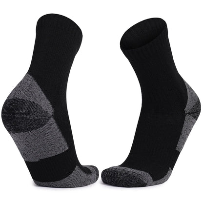 Newest Custom Logo Adult Merino Wool Moisture Wicking Control Warm Crew Outdoor Sport Socks