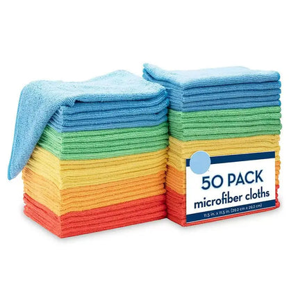 Microfiber Car Cleaning Cloths Quick-Dry Soft Absorbent Towels Lint Free for Cars House Kitchen Window Cleaning