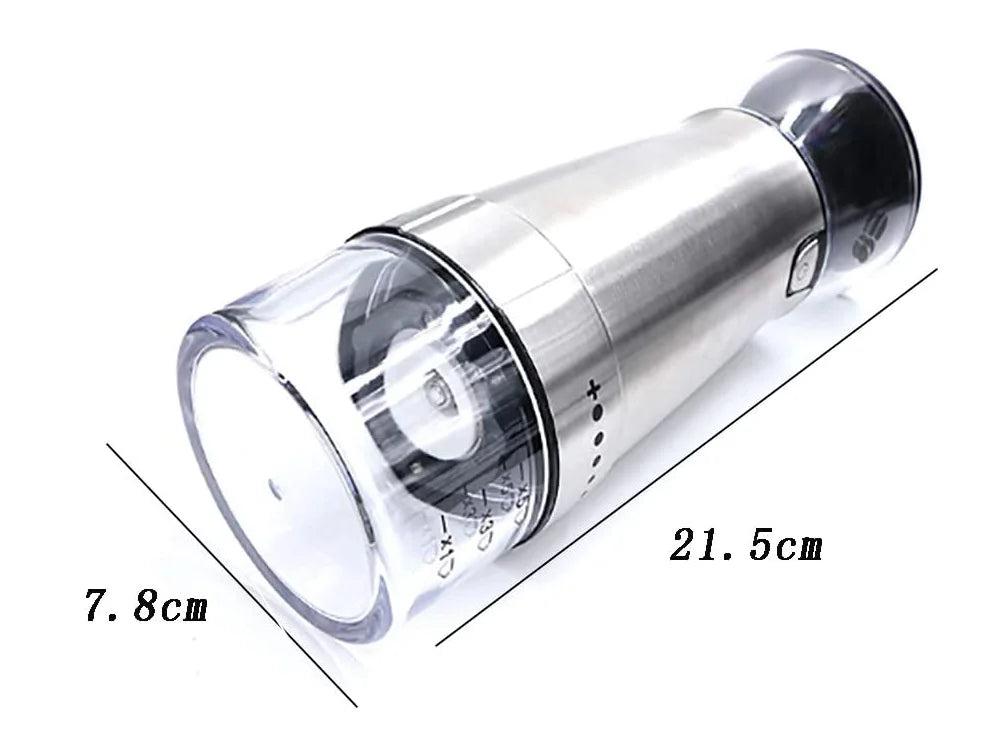 Manufactures Top Seller Products USB Electric Spice Rechargeable Salt and Pepper Electric Grinder with Glass Bottle