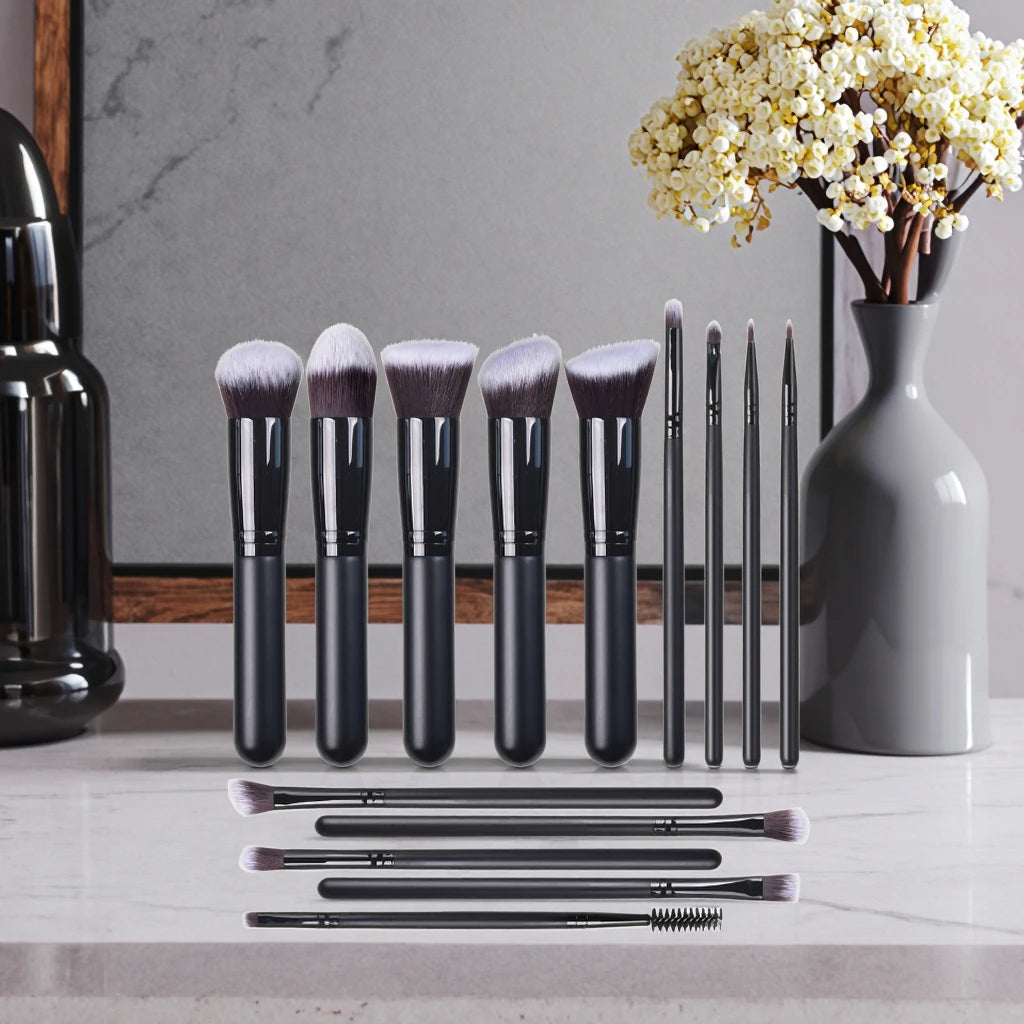14pcs Black Makeup Brush Set Personal Care & Beauty Appliances Other Make up Brush Beauty Supply Store Products Wholesale