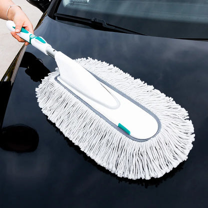 Premium Microfiber Extendable Car Duster Scratch-Free Cleaning Brush for Auto Detailing & Maintenance
