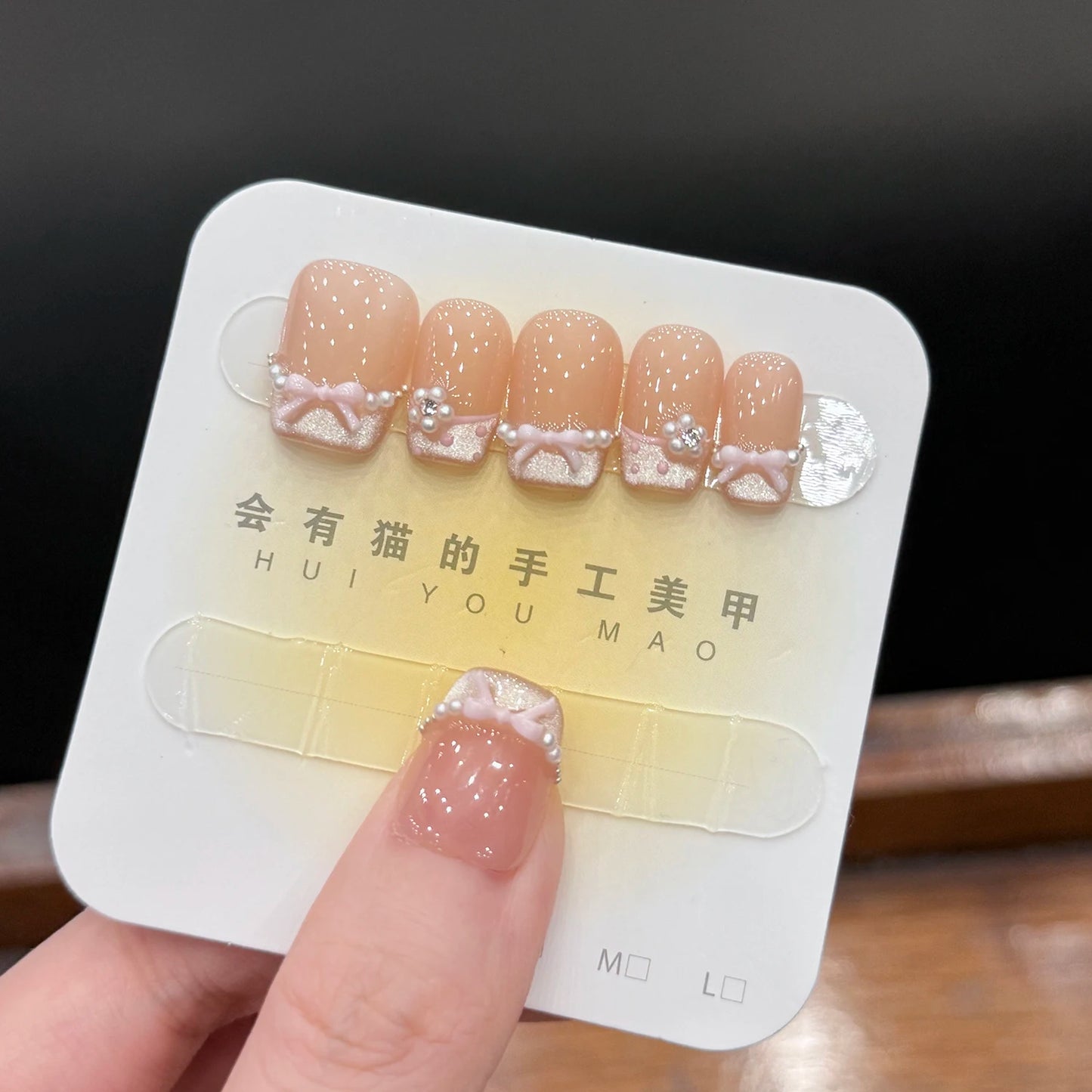 High Quality Handmade Nail Art Products New Style for Girls Manual Finger Application