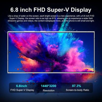 Factory Wholesale New Original S25 Ultra 6.9 Inch 16+1TB Cheap Smartphone High Quality Gaming 5G Phone Android Phone Smartphone
