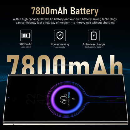 Fast Delivery Note 30 Ultra Smartphone 7.3 Inch AMOLED Screen Telephone Smartphone 5G Cellphone Large Screen HD Camera