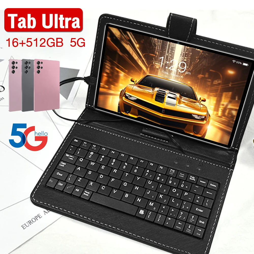 New Generation Tablet 12Inch Tab Ultra Android MTK 10 Core 5G & WIFI