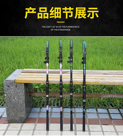 2025 Upgrade Fast Performance Carbon Sea Rod for Carp Fishing New Model with Soft-Tipped Rock & Rubber Handle for Bottom Fishing