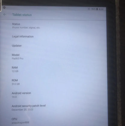 Tablet de alta configuração com ecrã IPS de 10,1 polegadas, preço de venda por grosso OEM, Android 14, processador de dez núcleos, 12 GB de RAM e 512 GB de ROM.