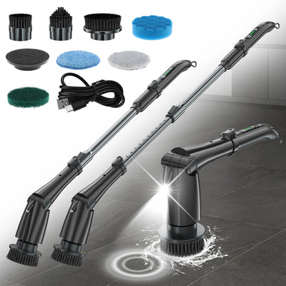 Kitchen Automatic Electric Cleaning Dishwashing Brush Power Scrubber Electric Spin Scrubber Electric Dish Scrubber for Bathroom