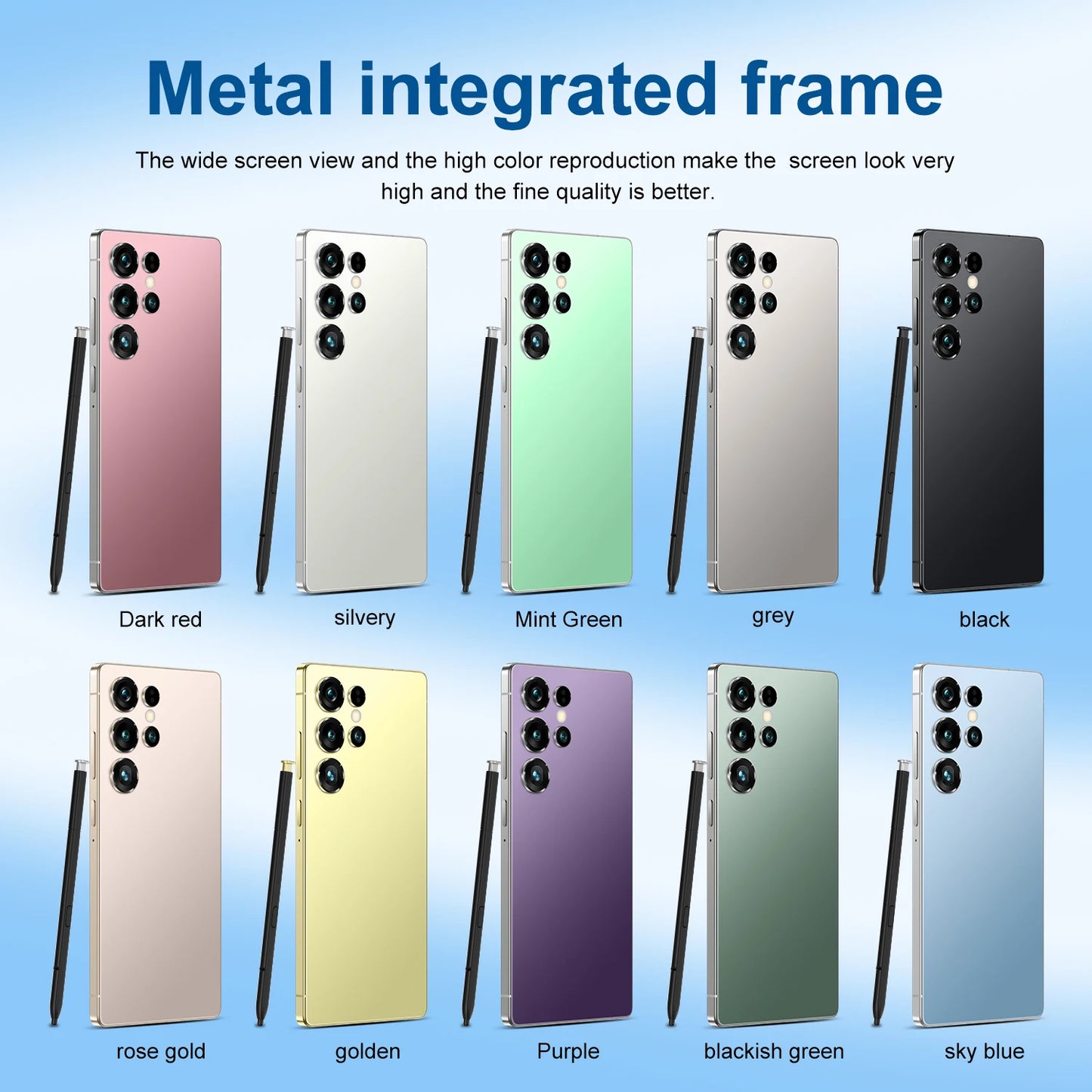 New S25 Ultra 22GB+2TB S25 ultra Smartphone 7.3 Inch 5g Big Screen Android 15 Cell Phone High Quality S25 ULTRA Mobile Phones