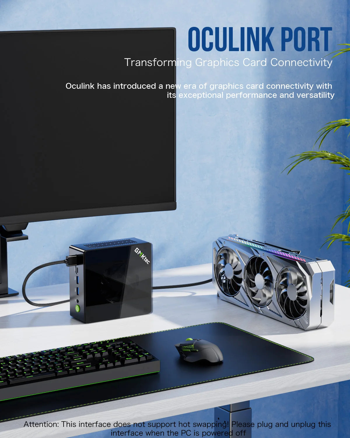 GMKtec K8 Plus AMD R7 8845HS Gaming Mini PC 8-core 16-thread 32GB DDR5 1TB SSD Work Computer PC Mini Computer PC Gaming Desktop