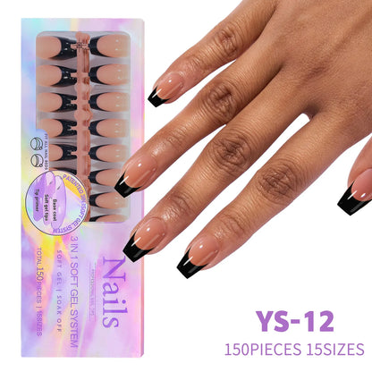 Nail Art Artificial 150 Pcs New Hot Selling Nail Art Products French Press on Nail Tips