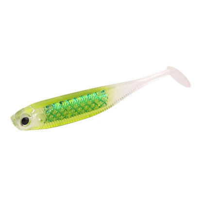 New 7.5cm/2.5g Rainbow Fish T-Tail Lure Simulation Hollow Belly Reflective Soft Bait Made of Silicone for Carp Fishing
