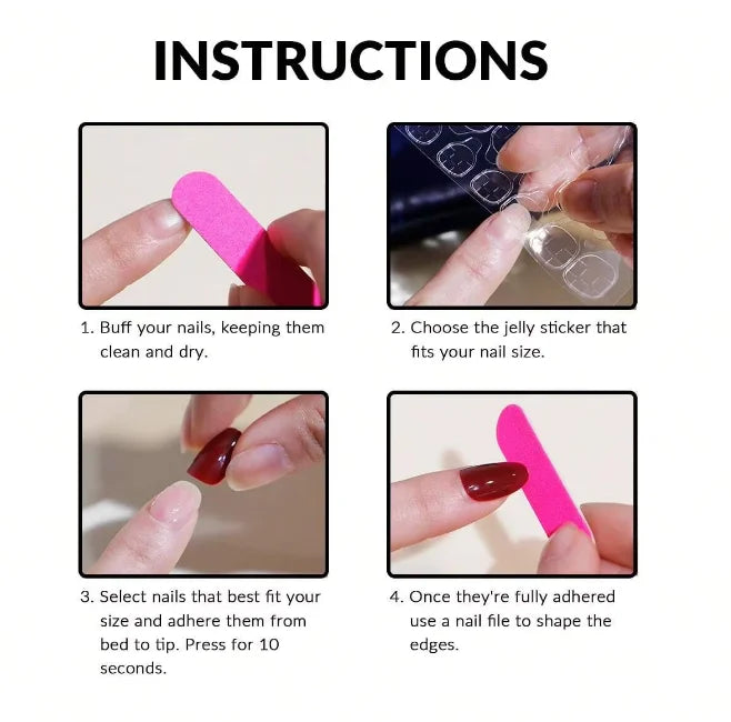 Cheap Price Beauty Product Sweet Blush French Cat-Eye Bow Ballet Shoes Almond Nails Self-Adhensive for Press on Nails
