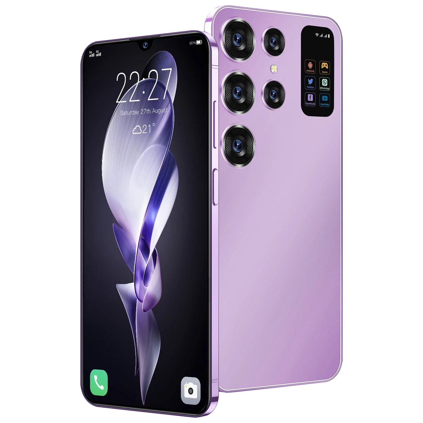 Original S26 Ultra Smartphones 16GB+1TB 5G Dual SIM Mobile Phone HD Screen French Operating Language Gaming Global LTE CDMA Used