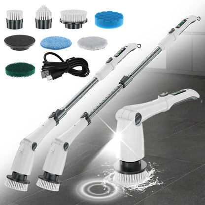 Kitchen Automatic Electric Cleaning Dishwashing Brush Power Scrubber Electric Spin Scrubber Electric Dish Scrubber for Bathroom