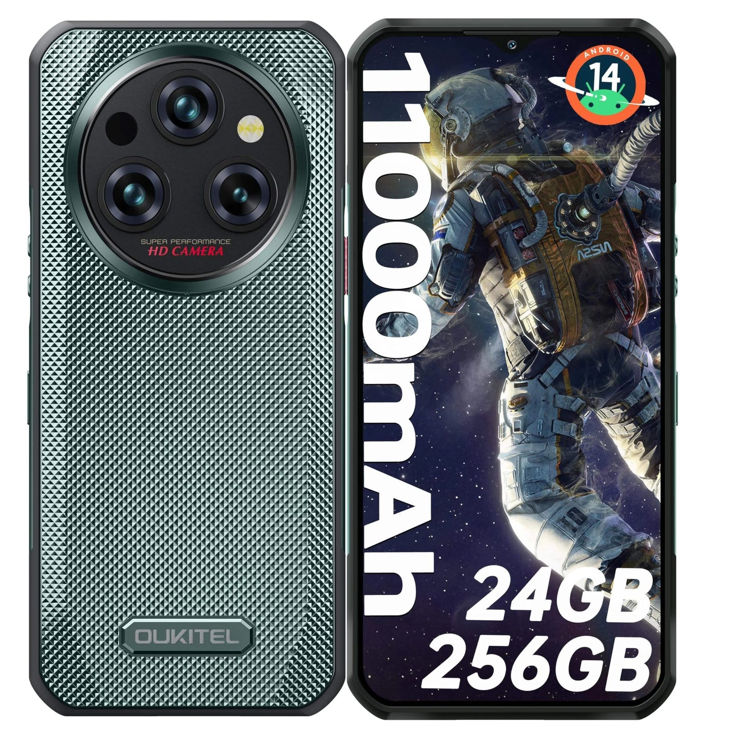 Hot Sale Oukitel Wp35S 4g Smartphone 11000mah 6.56 Inch Ips Display Helio G85 6gb+ 256gb Support Nfc 60Hz Octa Core Rugged Phone