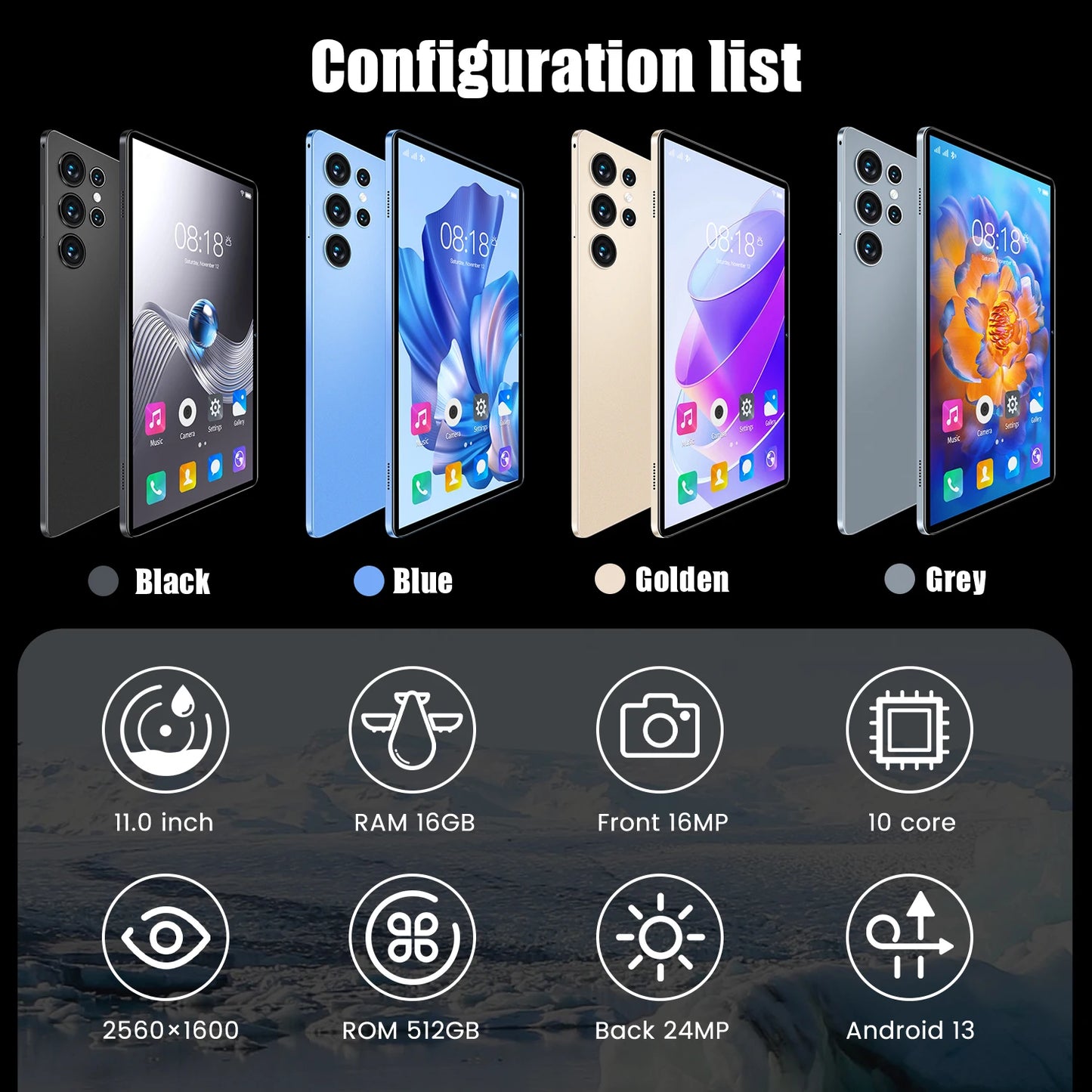 S23 Ultra 10-Inch Android Tablet for Kids Full Netcom 16+512GB Dual Card Learning Education Tablet 4G Call Factory Direct Sales