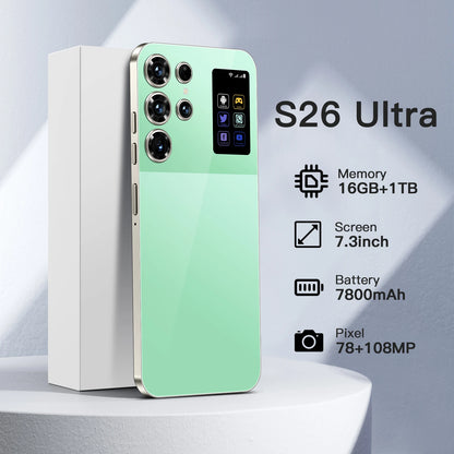High Quality S26 ultra 5G Smartphone Global Version HD Android 14 Decacore 16GB+1TB Storage Original Unlocked Mobile Phone
