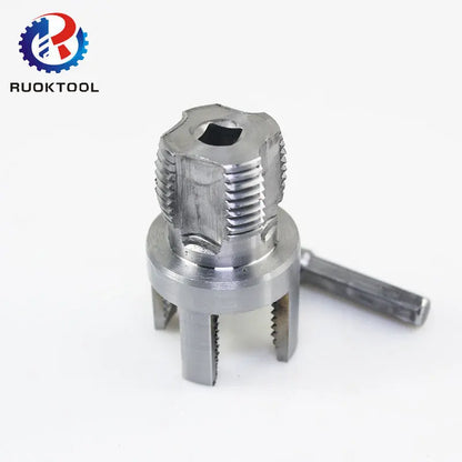 6 Points Pvc Pipe Threader Kit Internal and External Thread Fast Thread Tap Pipe Threader Water Pipe Tapping Tool