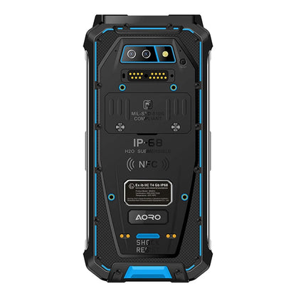 Explosion Proof Intrinsically Safe Zone 2 ATEX IP68 Waterproof Smartphone with NFC QWERTY Keyboard LTE/GSM/CDMA Compatibility