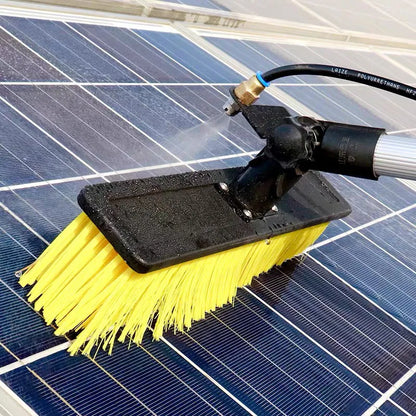 Solar Panel Cleaning Equipment Tools Solar Panel Cleaning Brush and Rod Kit Solar Panel Cleaning Robot
