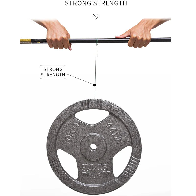 Linha de pesca de nylon personalizada de alta qualidade, 500m, 1mm, preço mais baixo de venda por grosso.