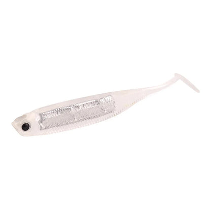 New 7.5cm/2.5g Rainbow Fish T-Tail Lure Simulation Hollow Belly Reflective Soft Bait Made of Silicone for Carp Fishing
