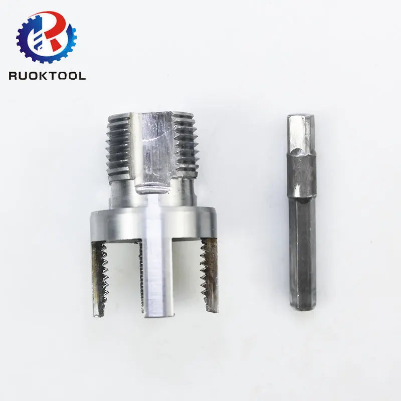 6 Points Pvc Pipe Threader Kit Internal and External Thread Fast Thread Tap Pipe Threader Water Pipe Tapping Tool