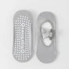 Boneless Custom Logo Grip Barre Trampoline Socks Pilates Non Slip Yoga Ballet Socks Compression Cotton Low Cut  Ankle  Socks