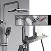 High Quality Full Brass Piano Key Shower Shower Set Bathroom With Airbrush Bathtub Shower Faucet