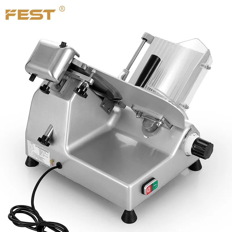 Butcher Deli Cold Cut Meat Cutting Machine Cuter Slicers Model El250 Meat Cutting Machine Price Manual Frozen Meat Slicer