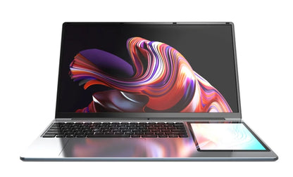 LONGQI Brand New 15.6+7 Inch 1920*1080P Intel N100 Notebook PC 16GB RAM 1T SSD OEM Gaming Business Laptops English Cheap Laptops