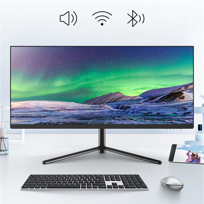 Ultrawide 21:9 AIO PC 30 Inch 2k Led 144hz 165hz Desktop Computer 6-12th Core I7 I5 I3 All-in-one All in One Game PC N5095 PC