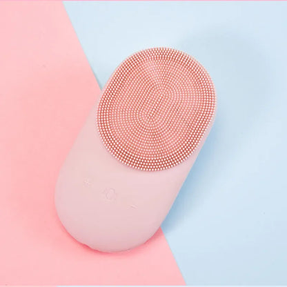Multifunctional Silicone Sonic Face Cleaner Deep Pore Electric Face Beauty Clean Silicon Face Washing Cleaning Brush