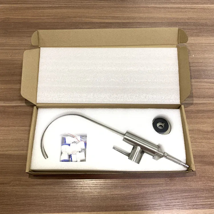 High Quality 304 Stainless Steel Lead-Free RO Water Faucet Reverse Osmosis Filter Brushed Kitchen Sink Purifier Modern Design