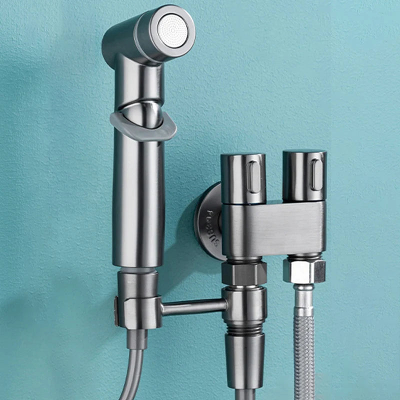 Premium Portable Bidet Sprayer Set with Adjustable Water Pressure for Modern Bathroom Bidet Toilet Use